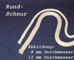 Auspuff Band als Rundschnur